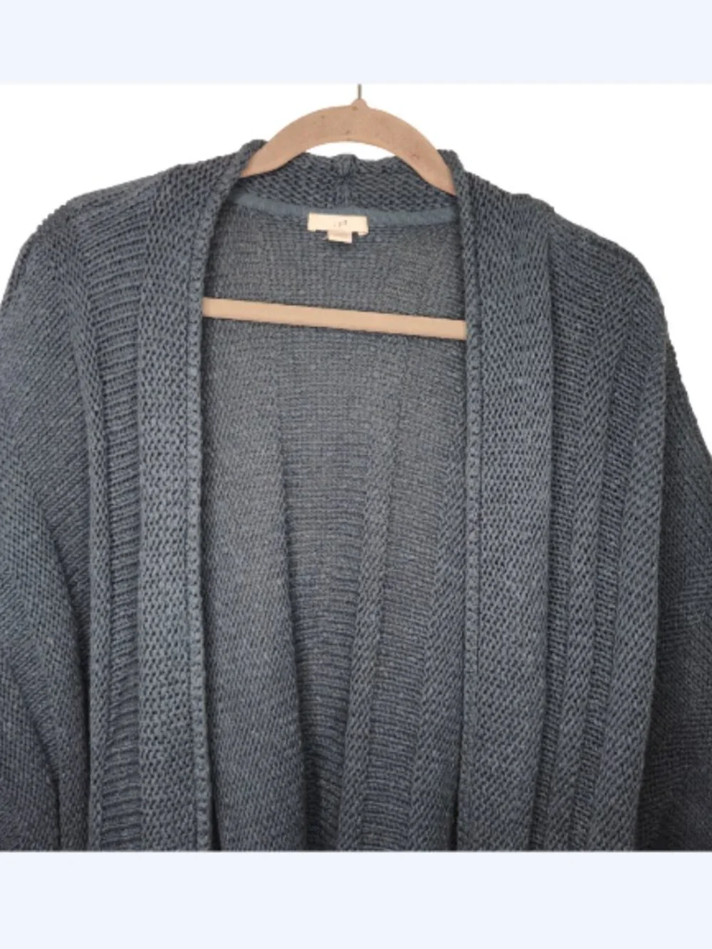 J. Jill Dark Teal Open Front Cardigan Plus Size 2X